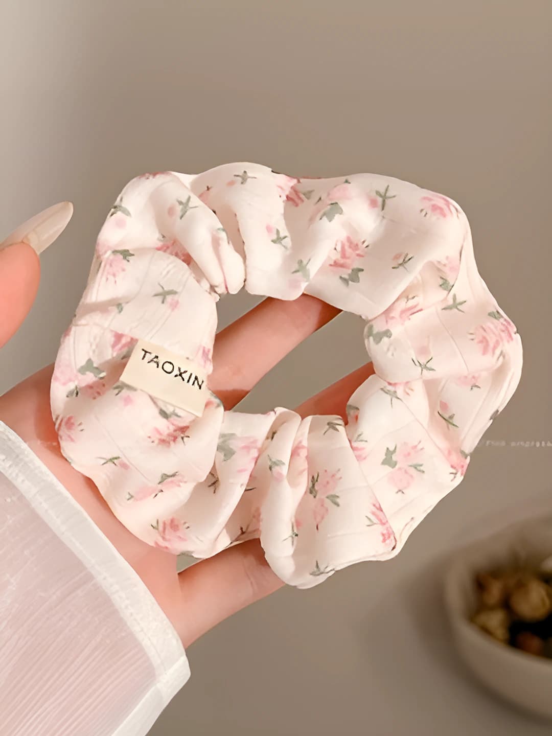 Pink, floral, 11 cm
