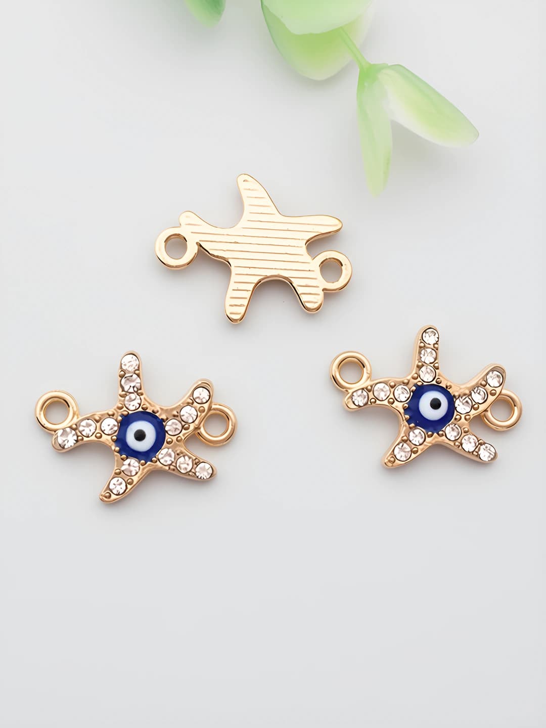 1 pc KC gold star 17x12mm