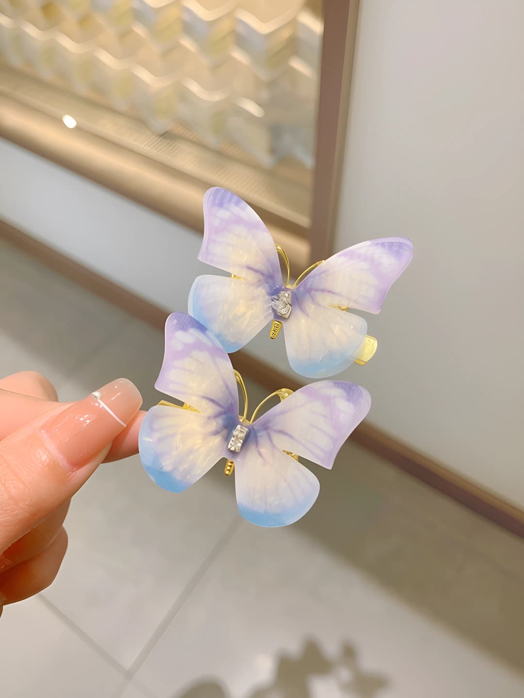 5# Dreamy butterfly 1 pair