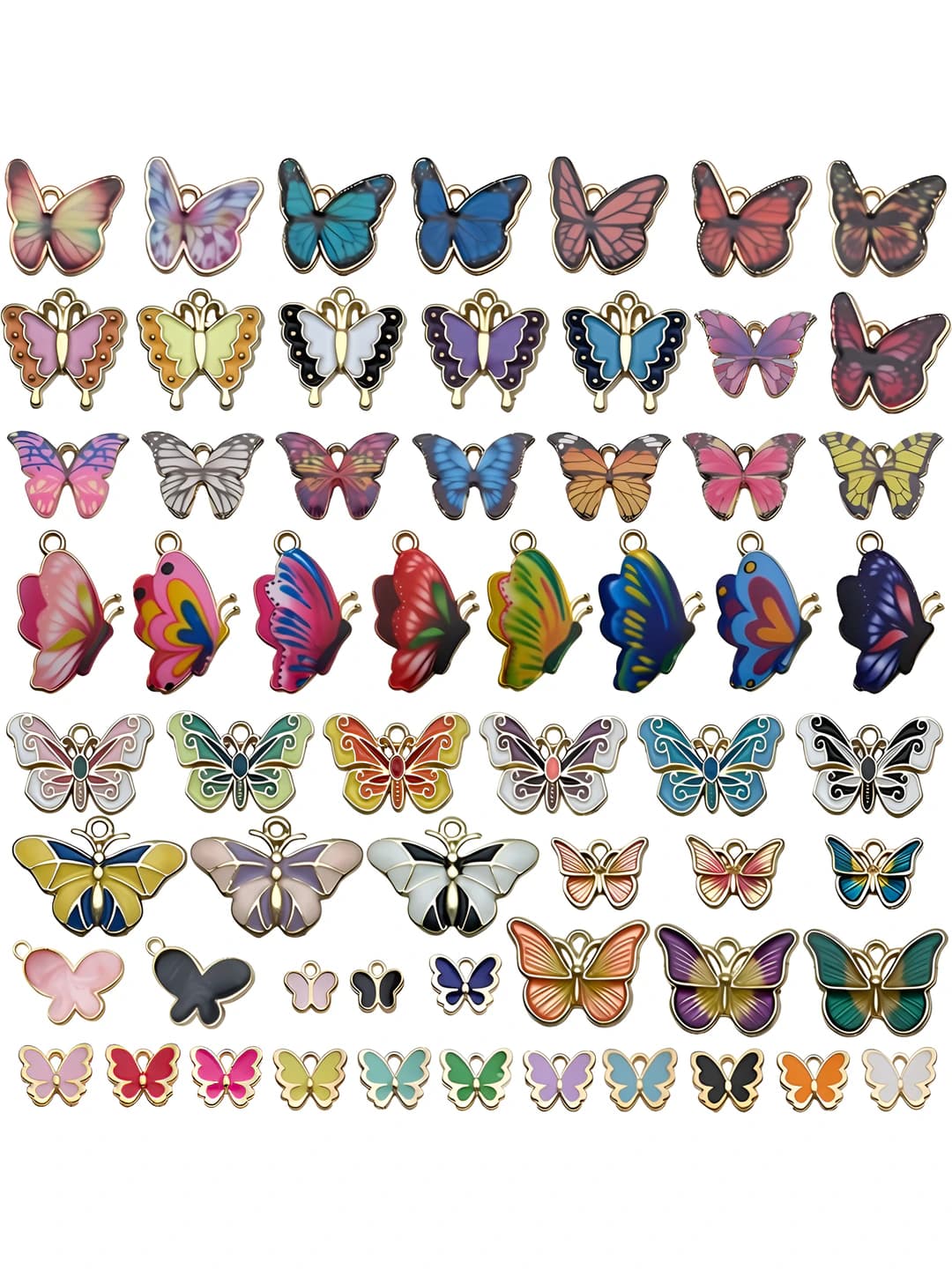 60 variants mixed butterfly set-72.8g
