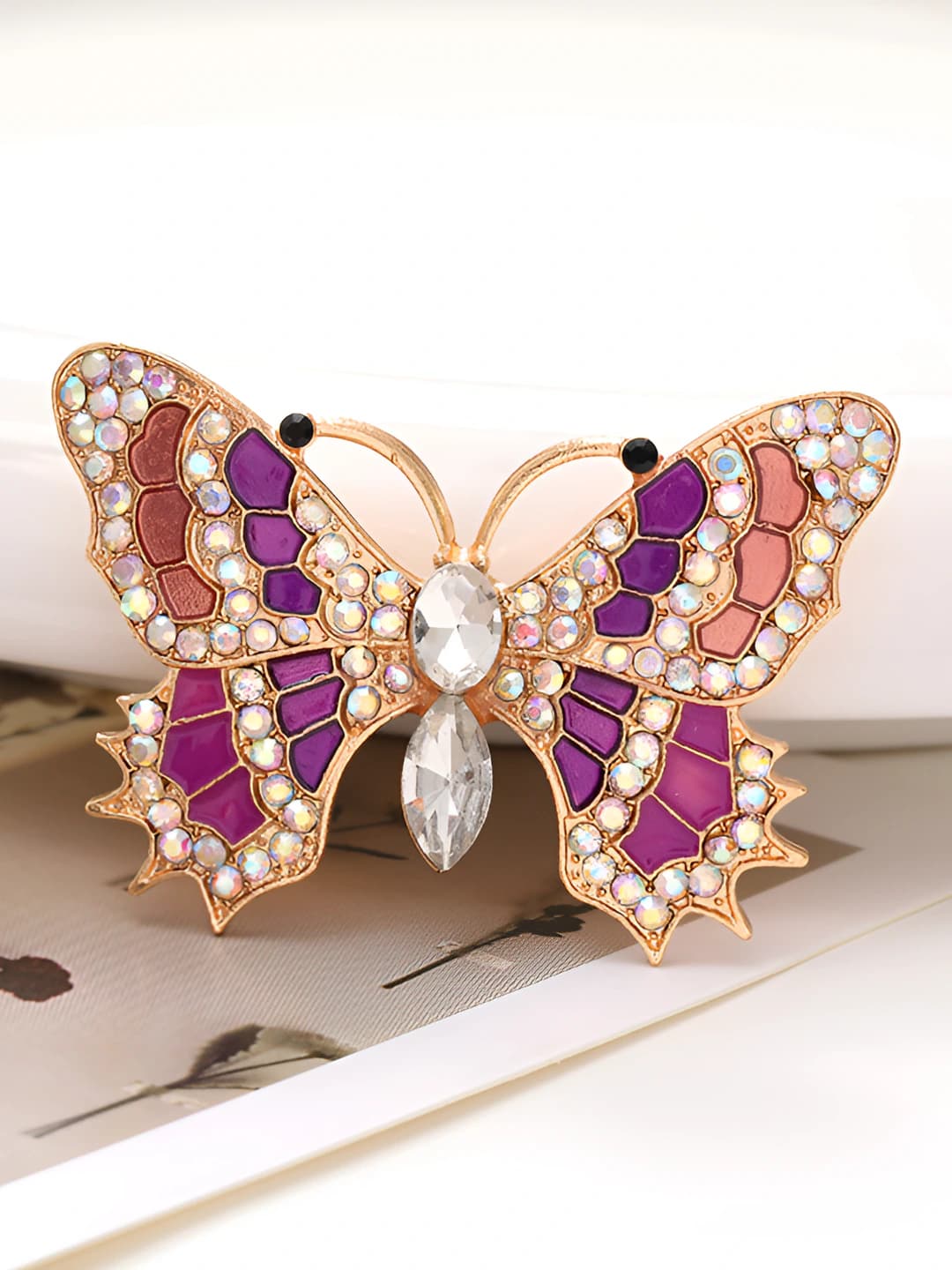 Purple diamond butterfly