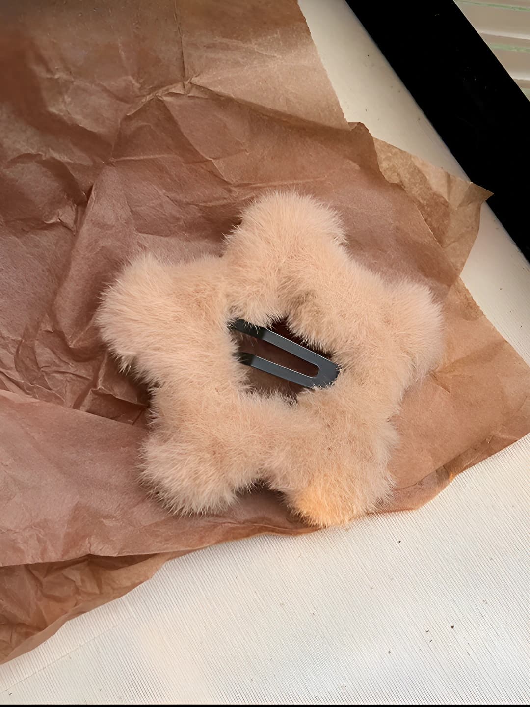 Plush star - Khaki