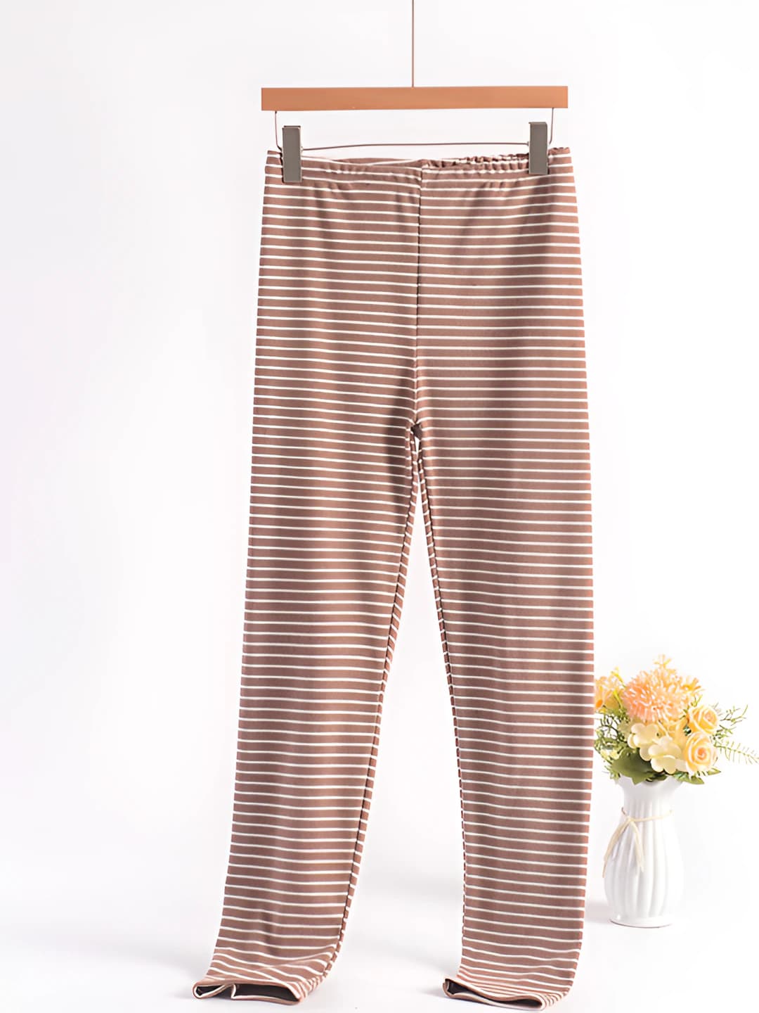 Khaki striped