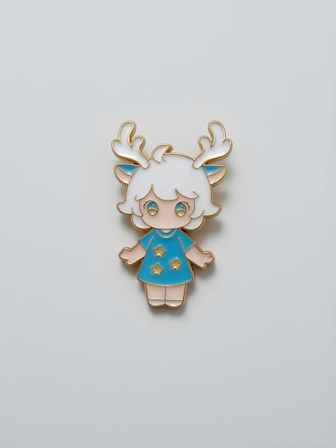 Women's cartoon character brooch: bright, individual, as a gift