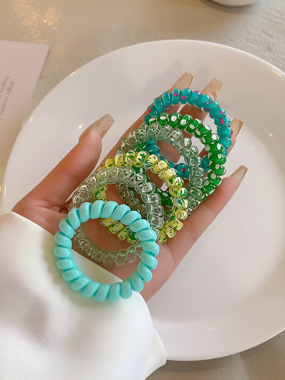 5# Green tone, 6 pcs