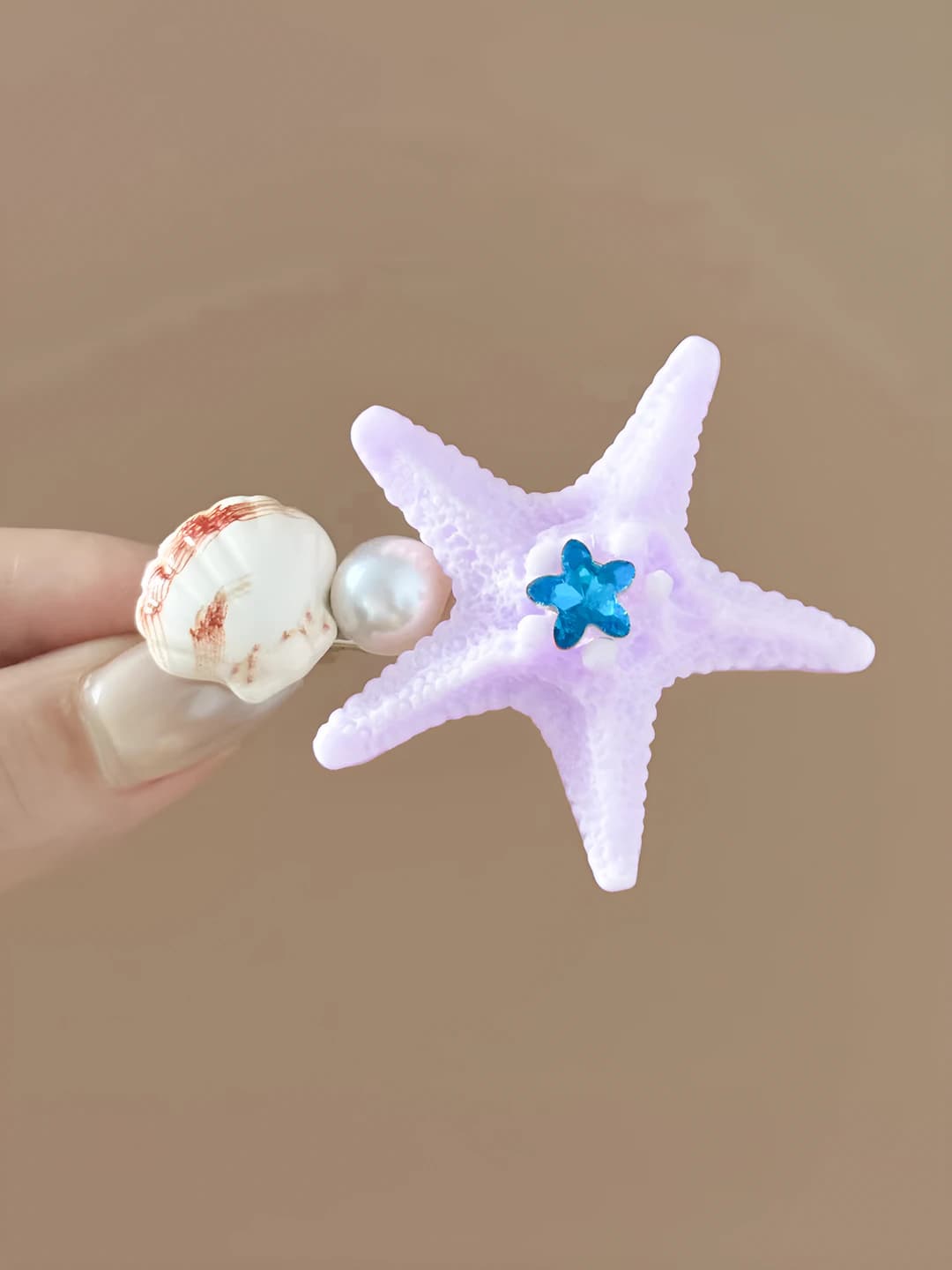 4# Pink starfish, 5.5 cm