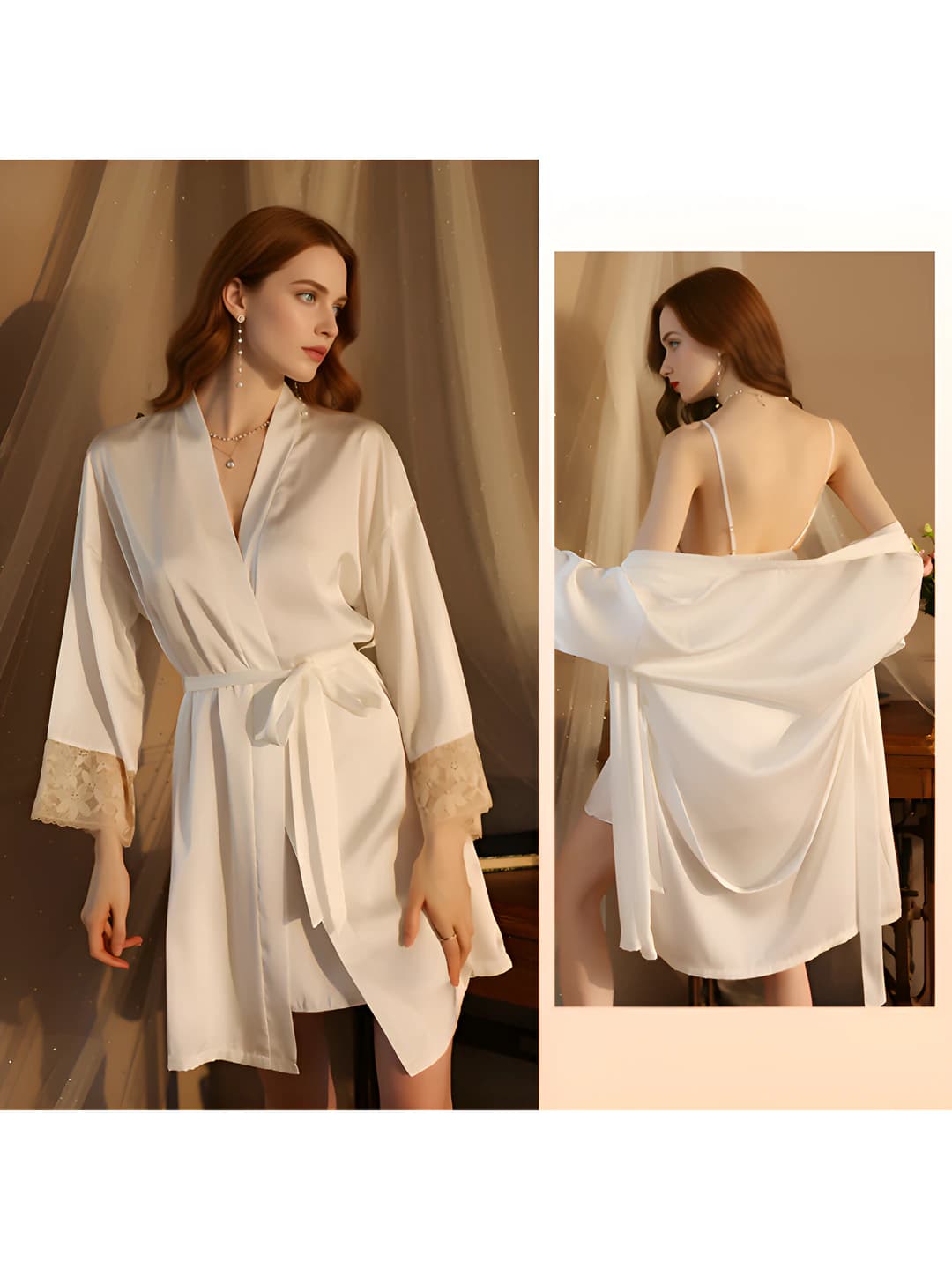 White outer robe