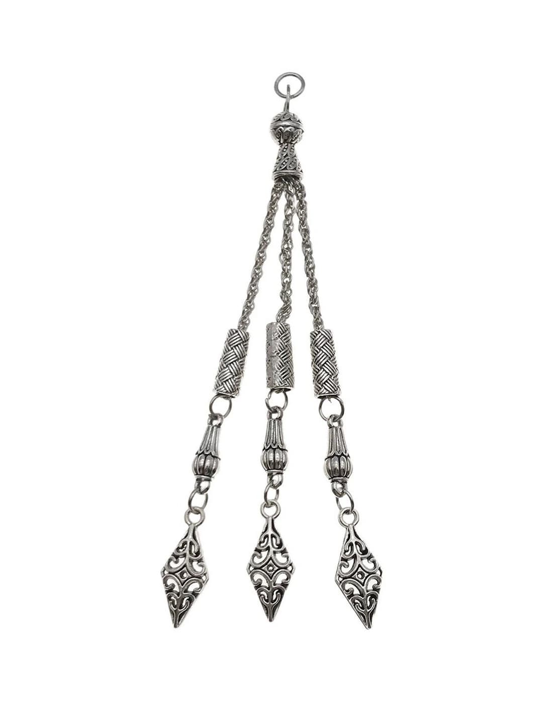 1 шт этнический помпон кулон 103x28 mm - 11.2 g - 18842