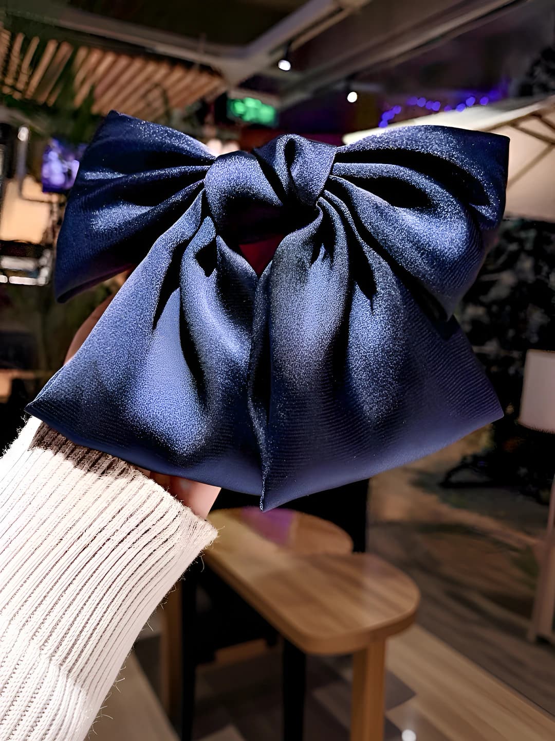 Hair clip - Navy (1 pc)