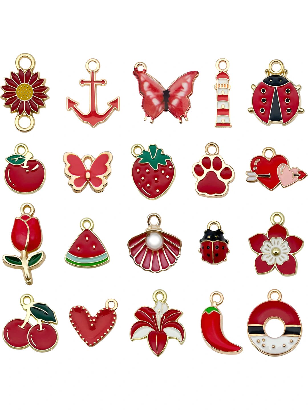 20 pcs mix, red, 17.2 g