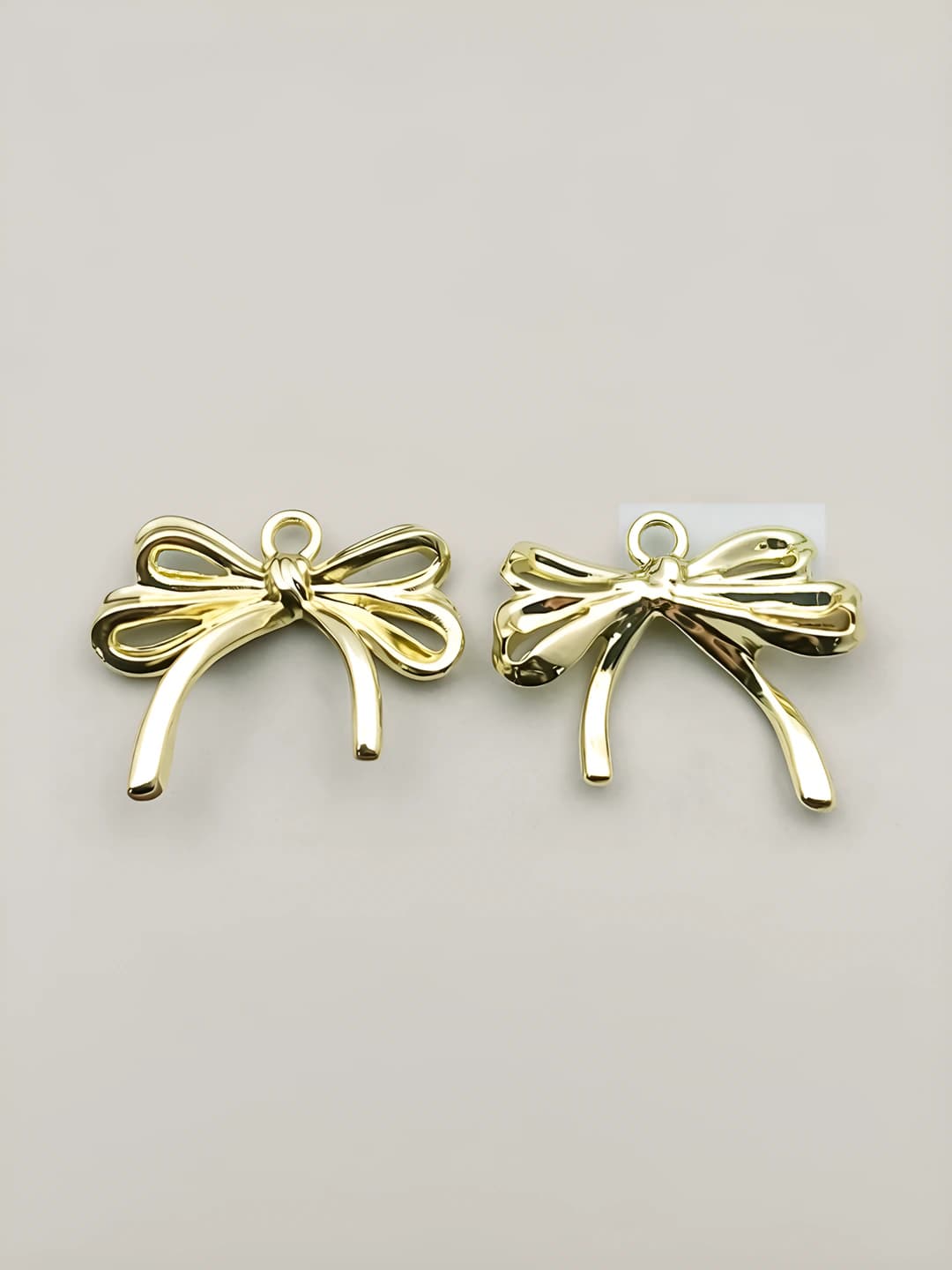 1 шт. KC золотой цветной двухслойный бант 19x22mm-1.6g