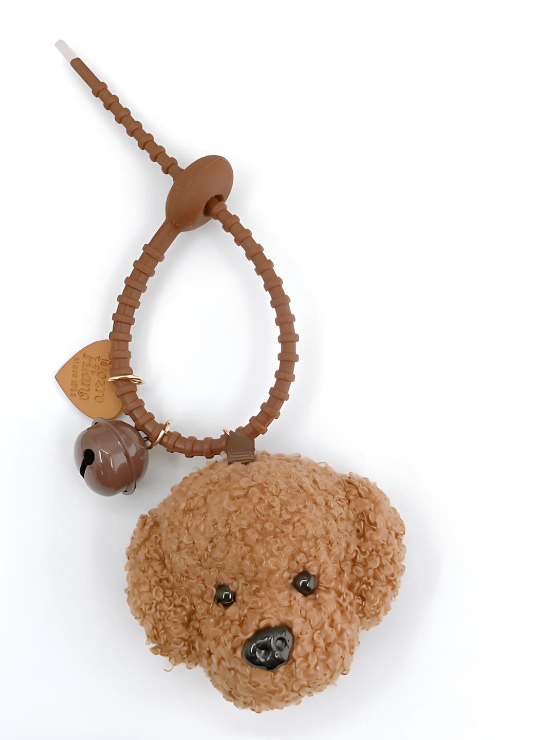 Brown Teddy Charm (with bell)