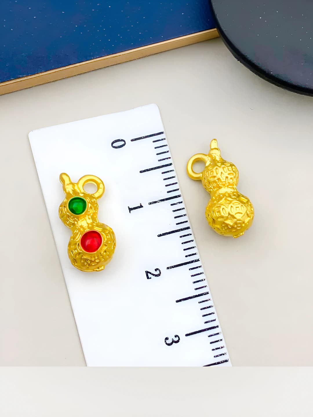 1 шт. Зелёный тыква подвеска 16x8mm-2.15g