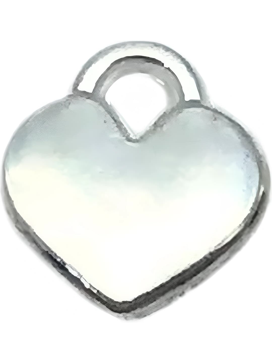 1 pc small heart, 7x8mm, 0.4g