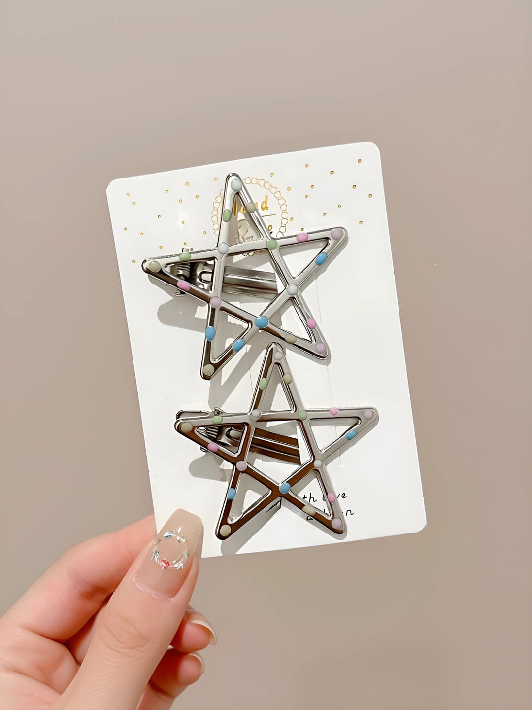 4# Cut-out star, 2 pcs