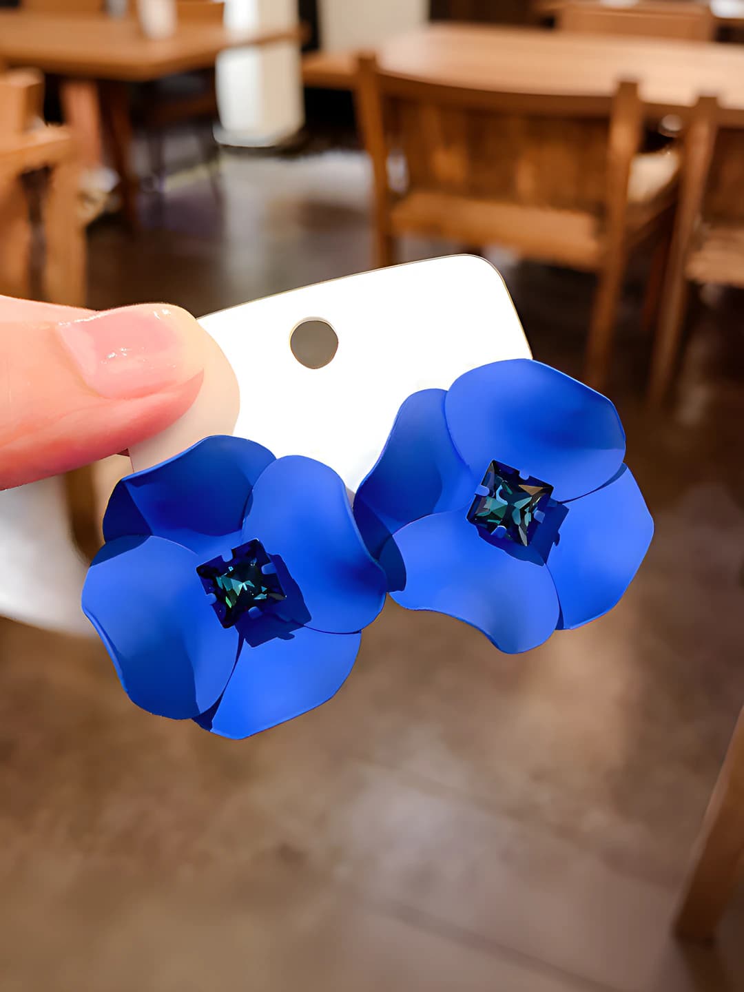 1# Klein blue flower, 3.5 cm