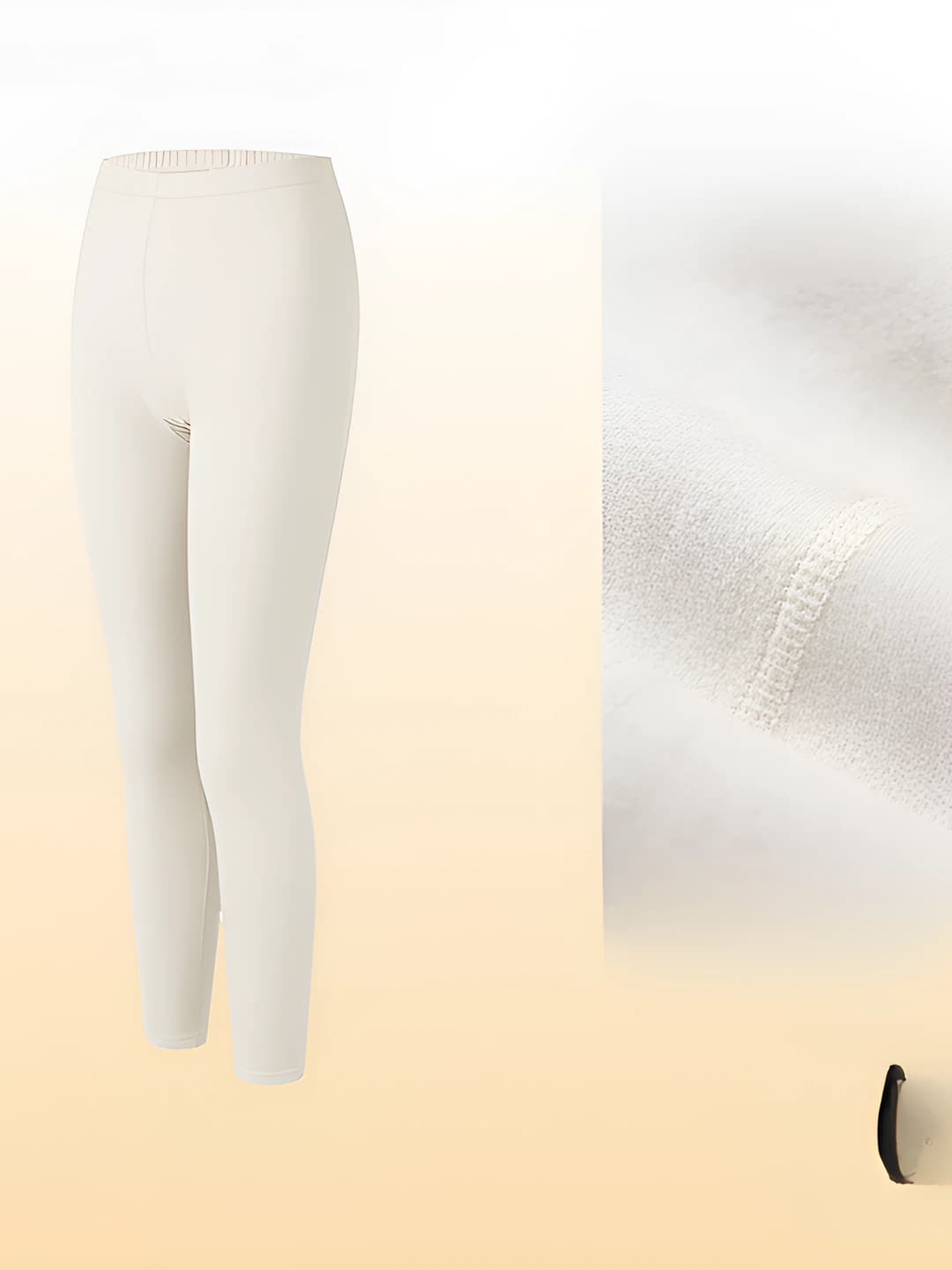 Women's pants - Cheese white