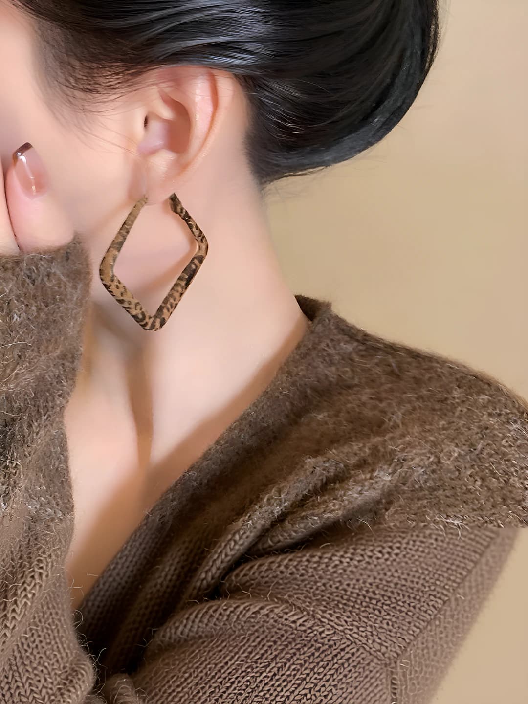 Leopard kvadrat, juft