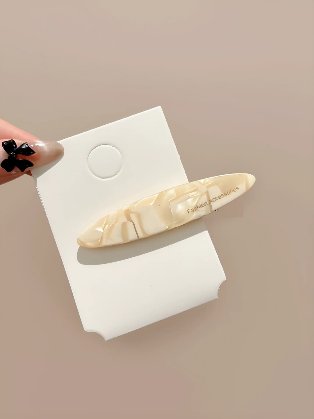 5# Cream apricot 6.7 cm