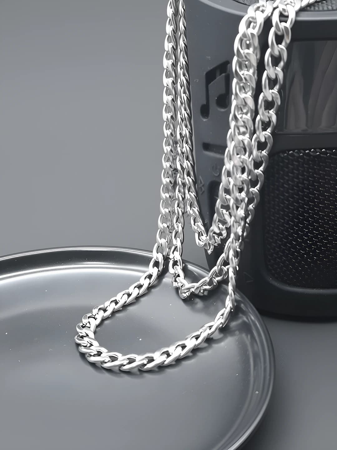 Ayollar va erkaklar uchun 2026 yilgi yangi uslubdagi Kubalik zanjir, titan po'lat, hip-hop uslubidagi dizayn elementi