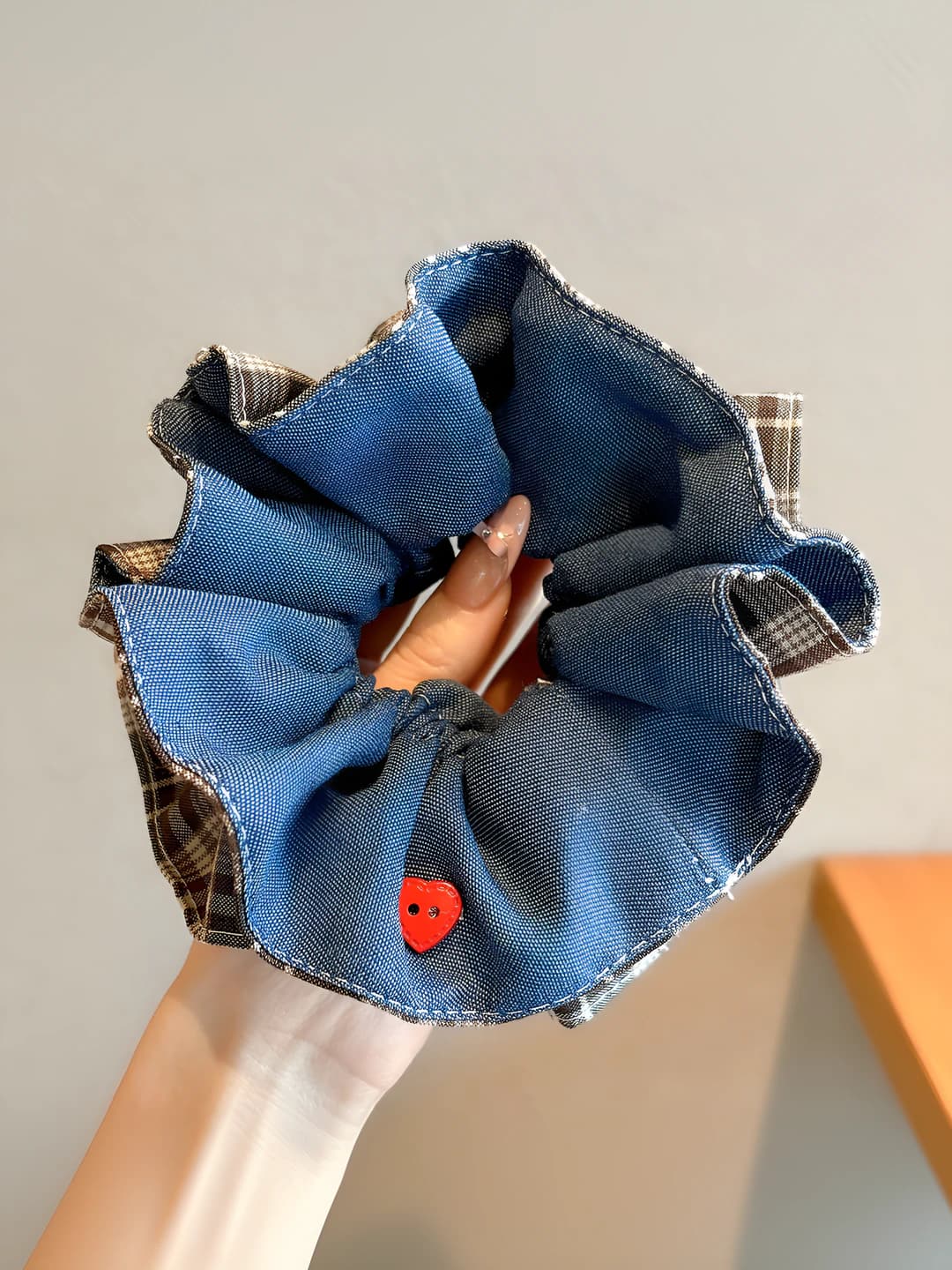 Красное сердце, кофейная клетка, 15 см