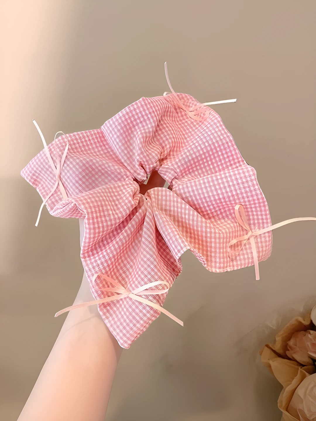 3# Pink-white square 22 cm