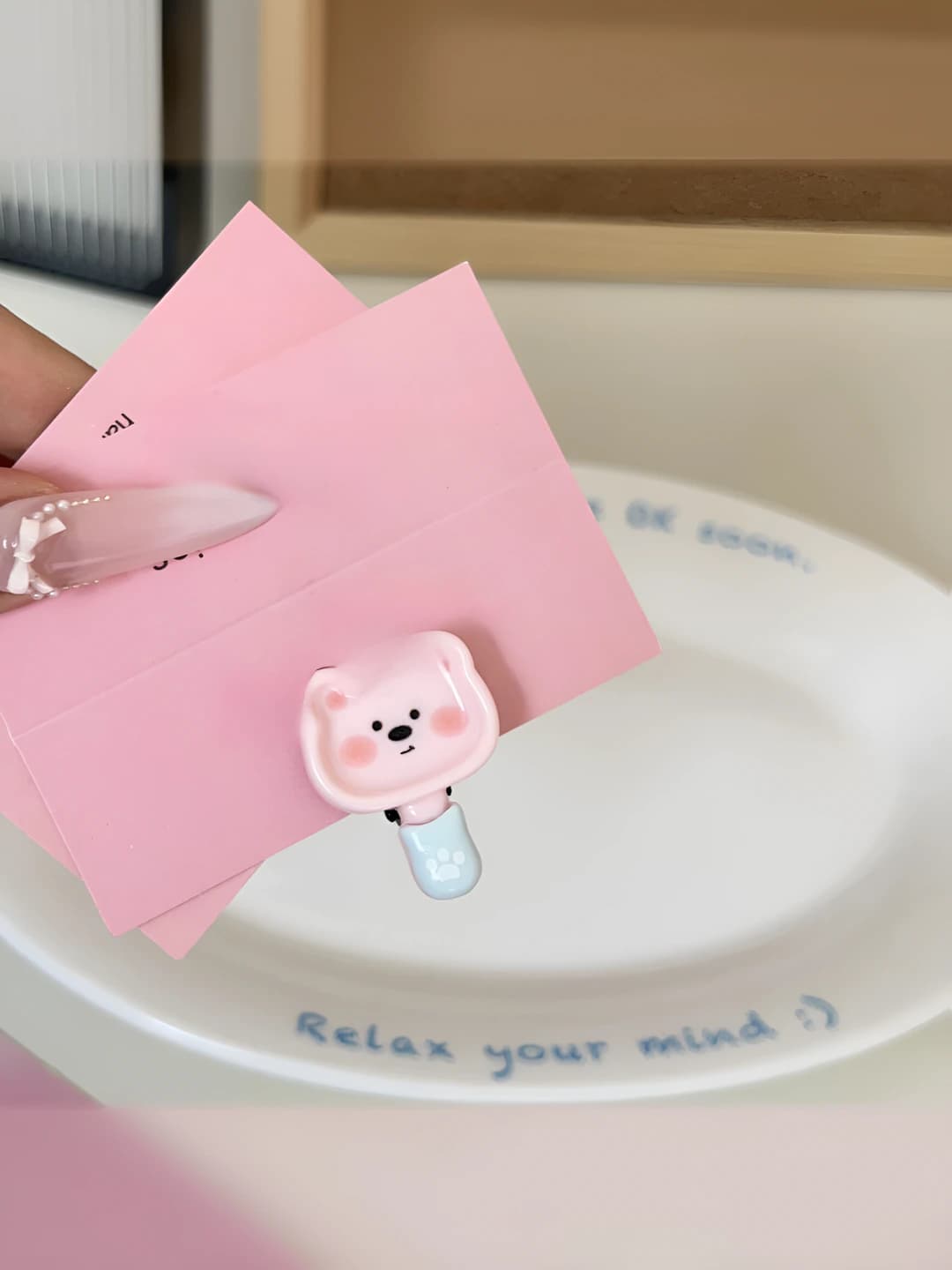 4# Pink bear ~3cm