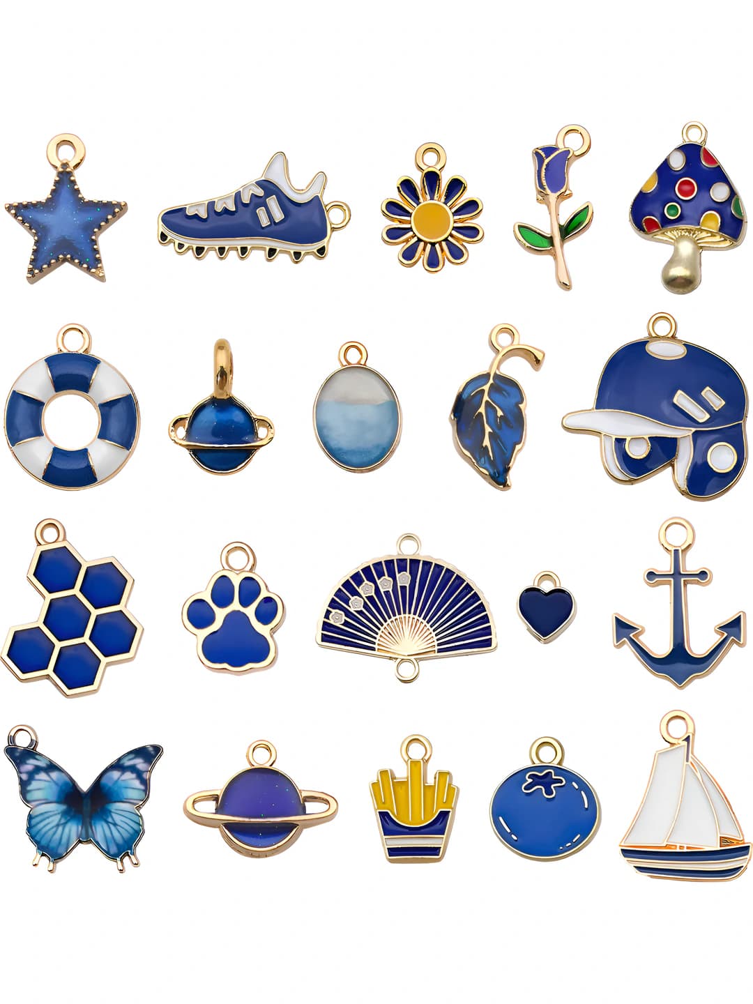 20 pcs mix, navy, 19.48 g