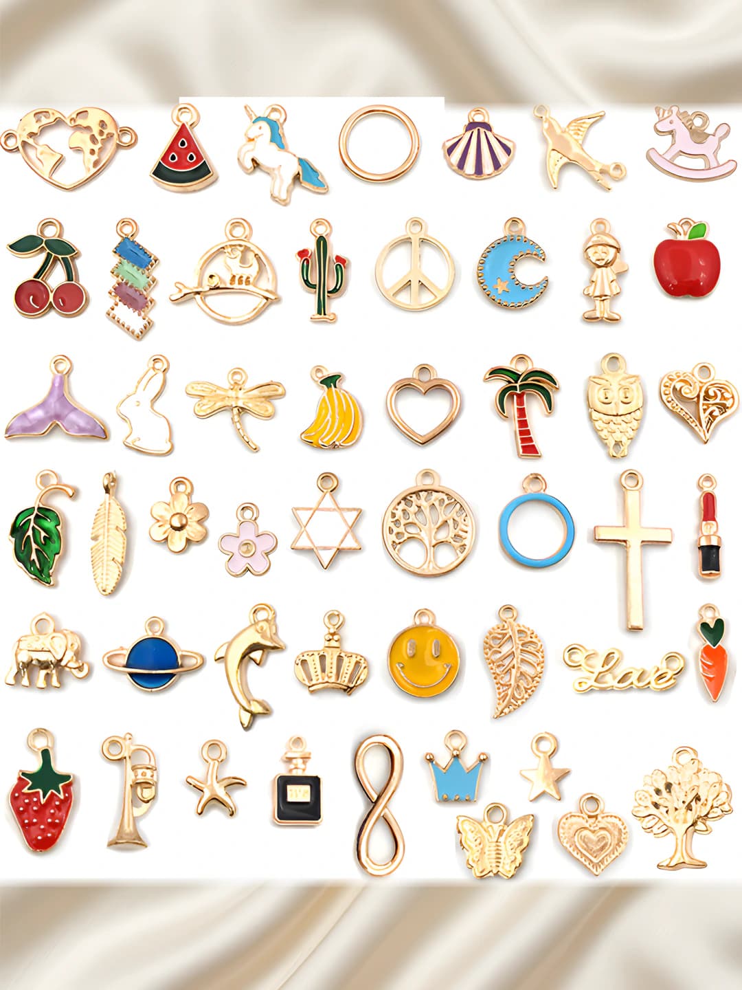 50 variant KC oltin emal osma bezak