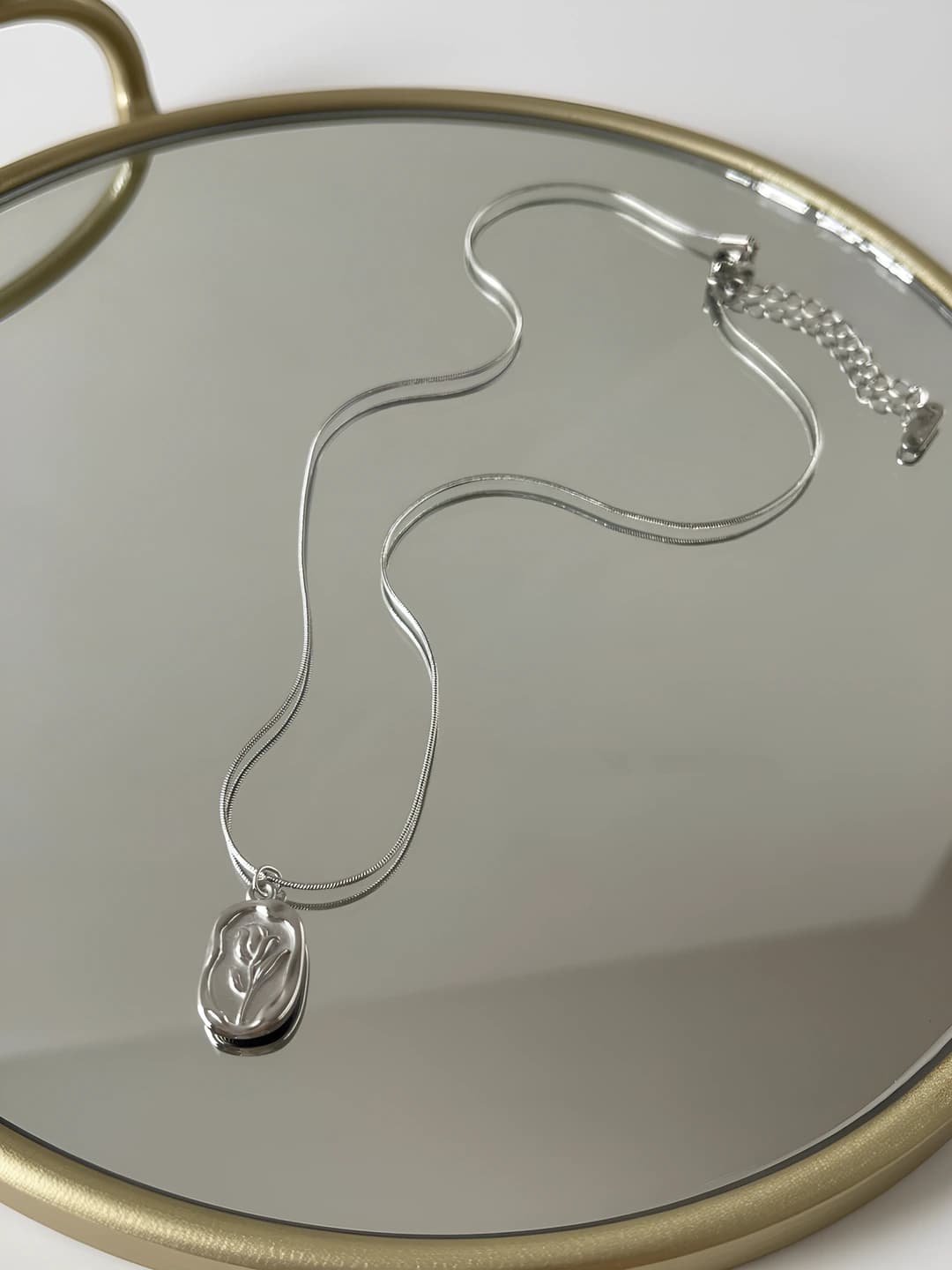 Steel rose chain [45+5CM]
