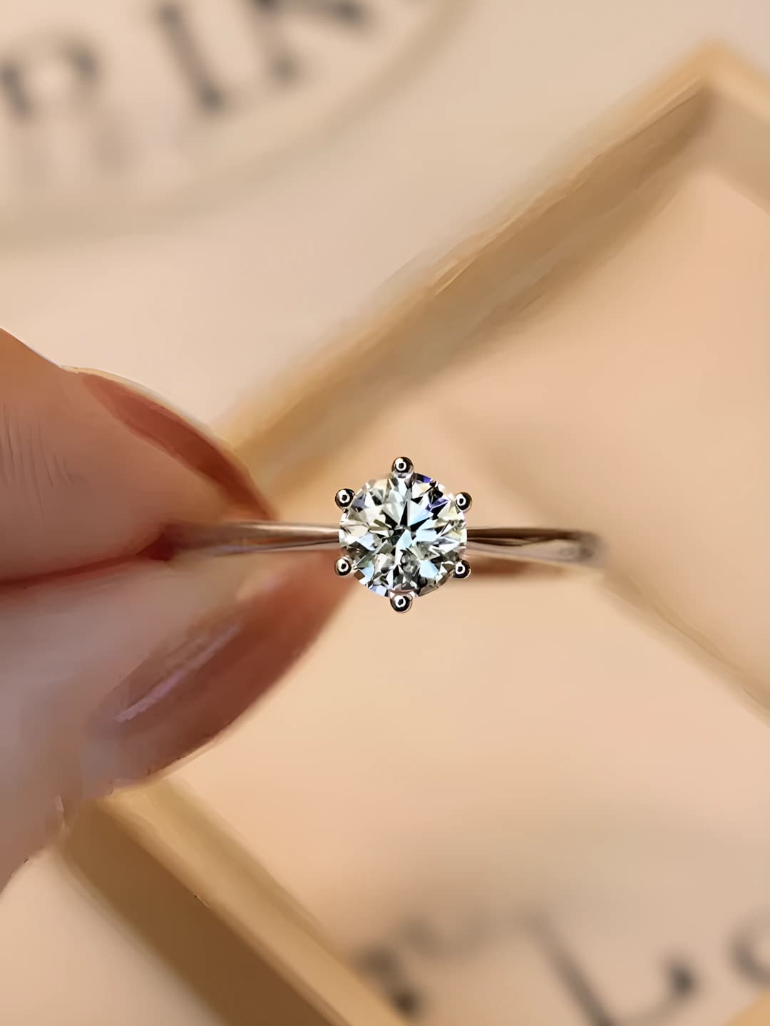 Smooth 6-prong [0.5 ct]