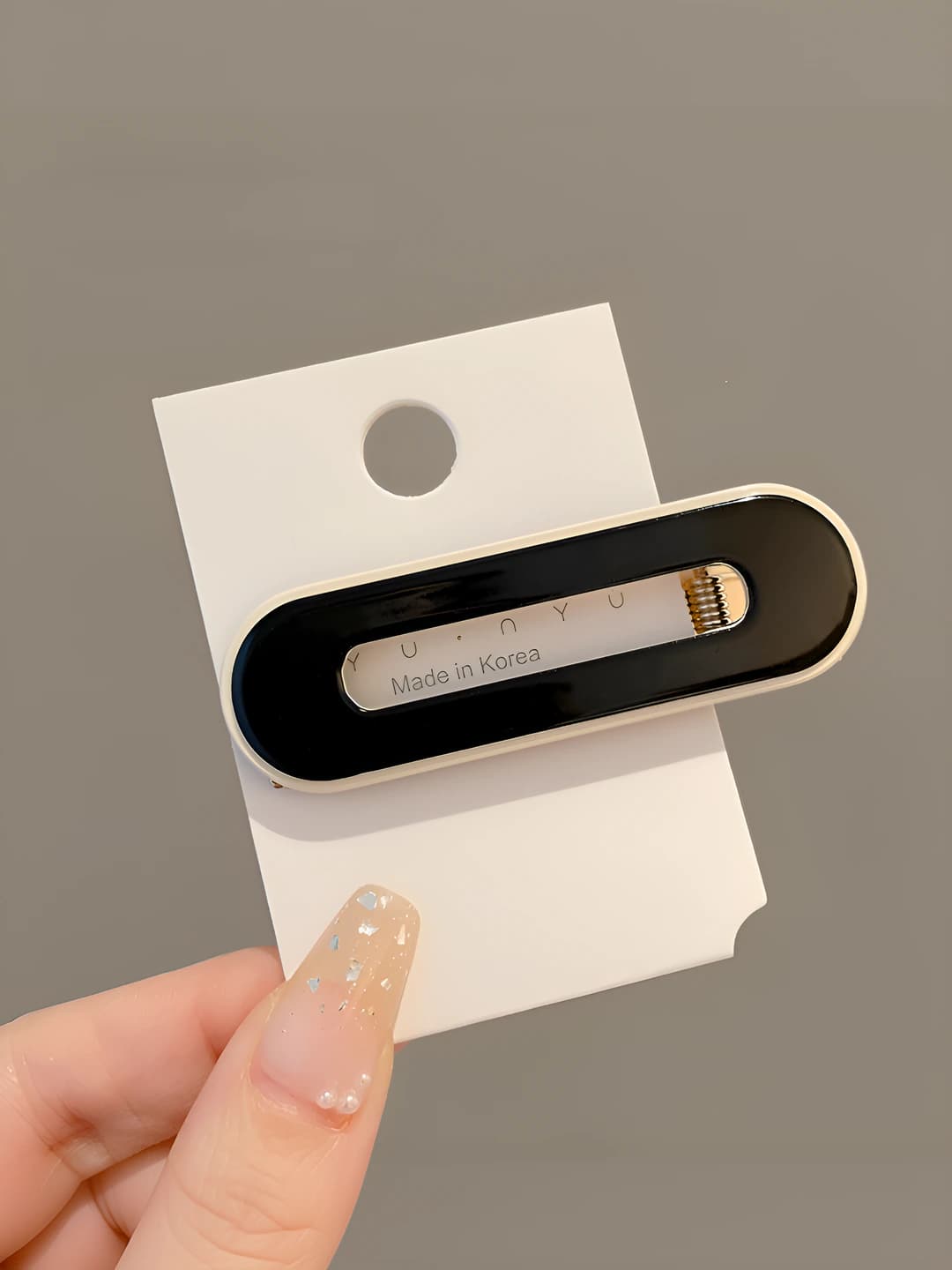 10# Black oval, 7cm
