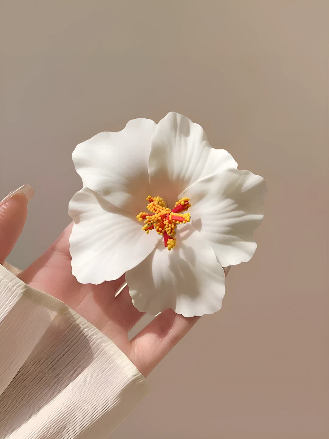 White plumeria, 9.5 cm