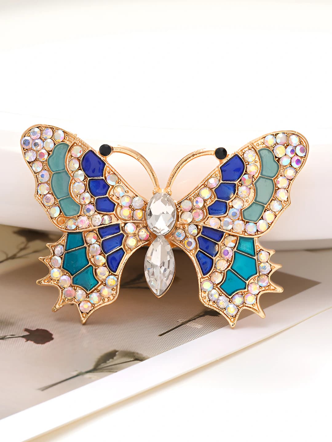 Blue diamond butterfly