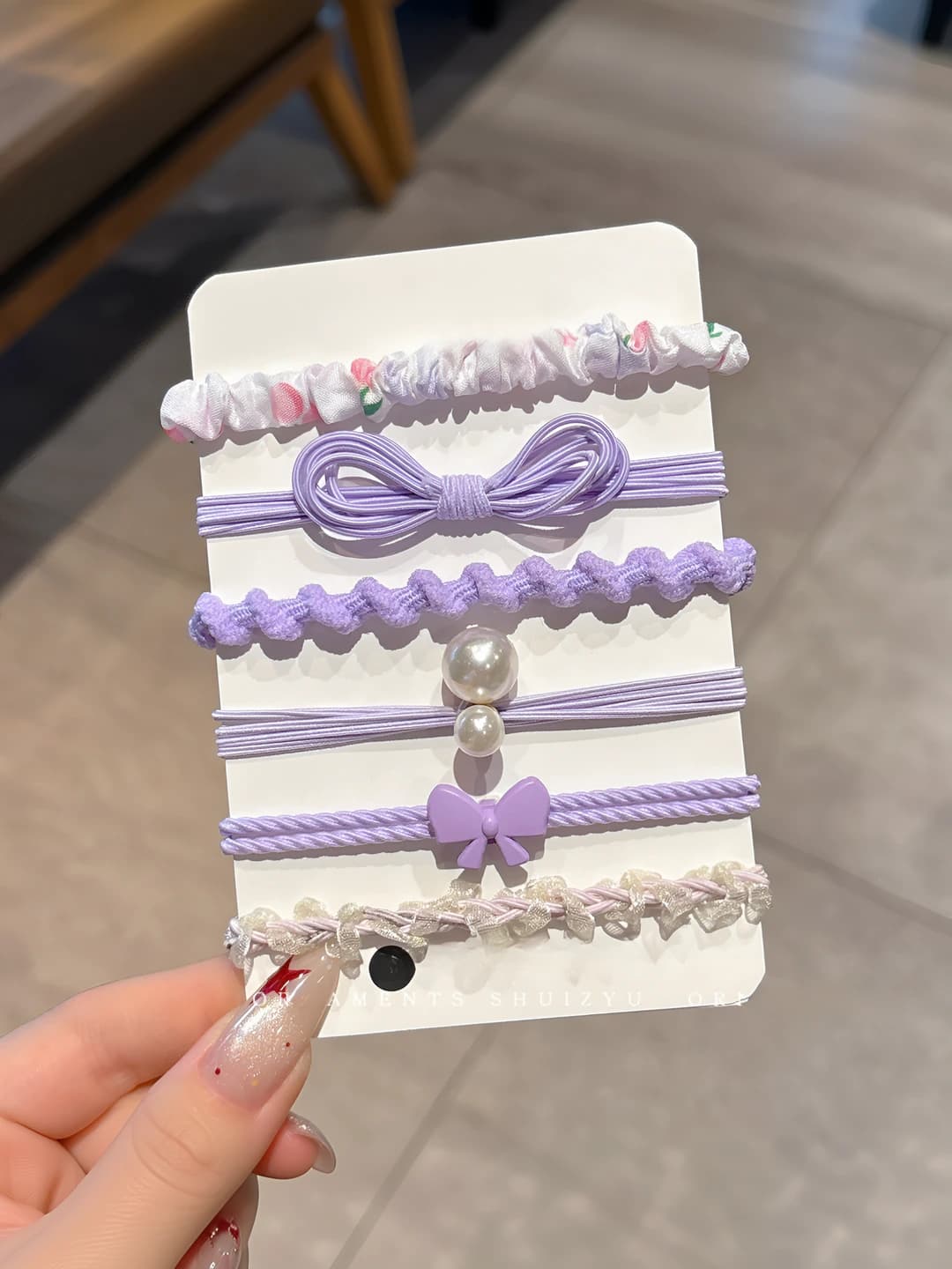 Purple 6 pcs (7 cm)