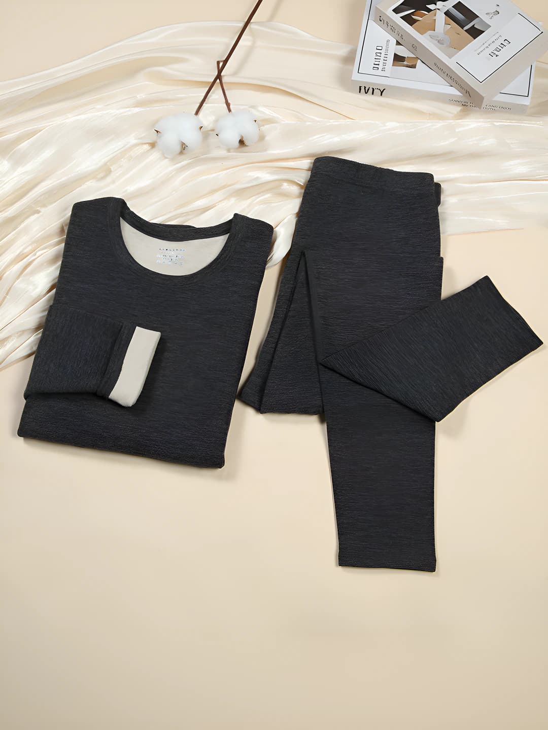 Black-grey - Men - Wool silk