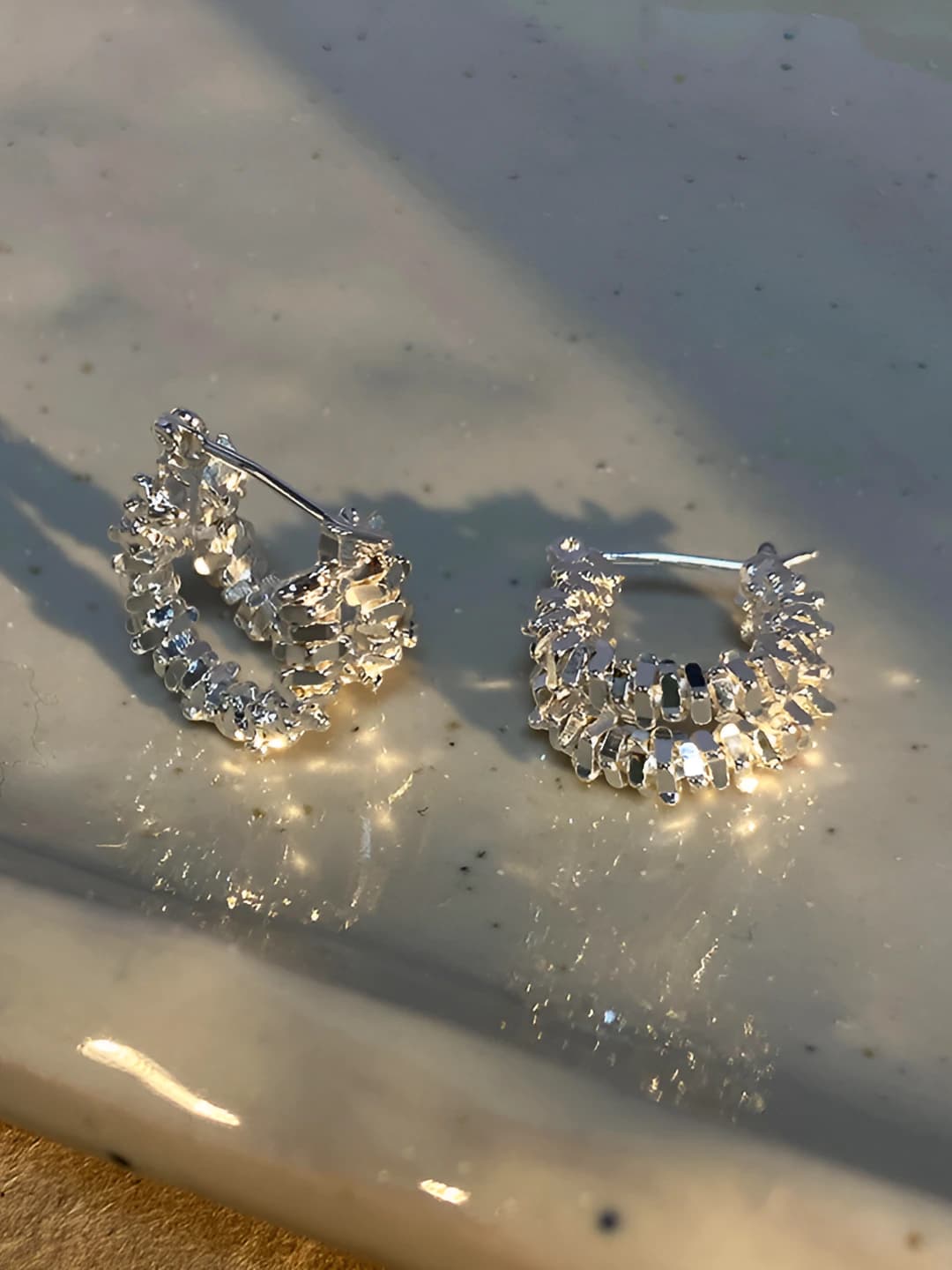 Silver-toned small silver