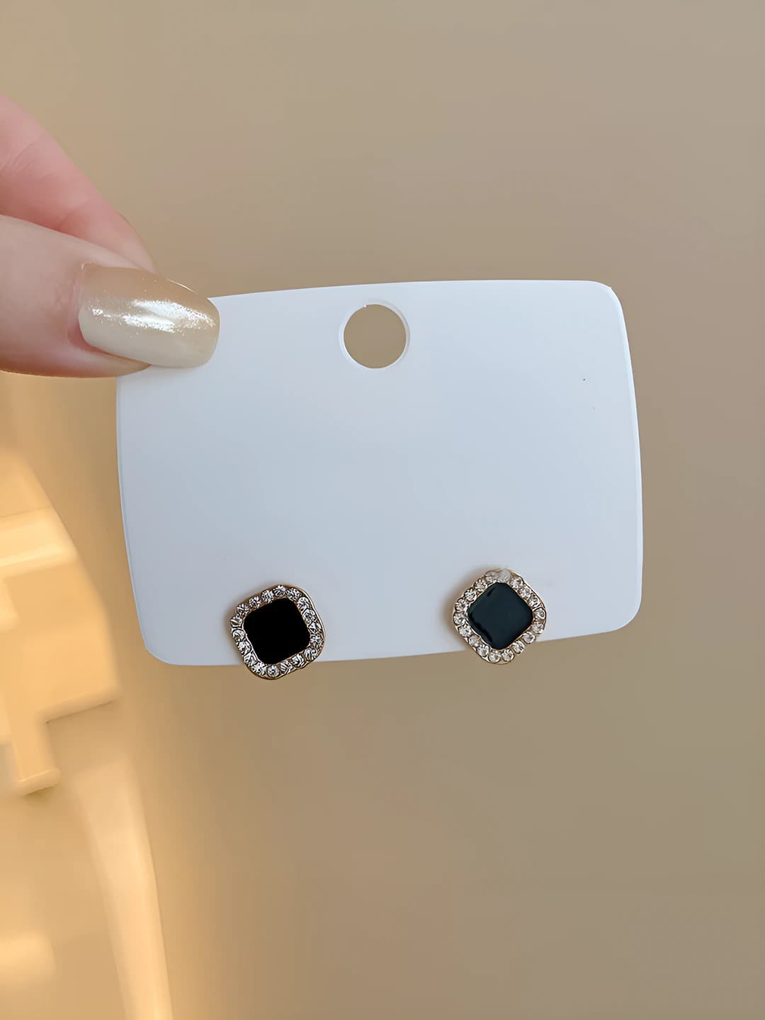 40# Black square diamond
