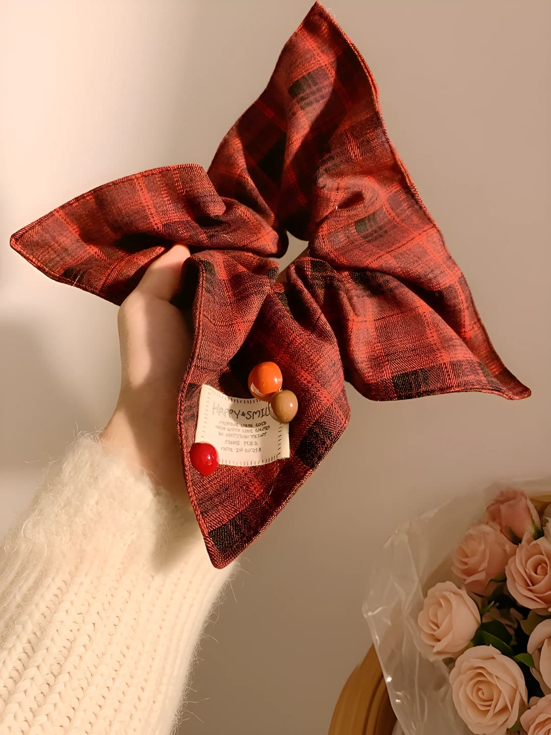 3# Red plaid
