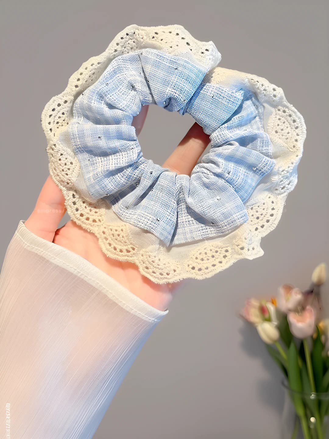 Blue rhinestone 10 cm