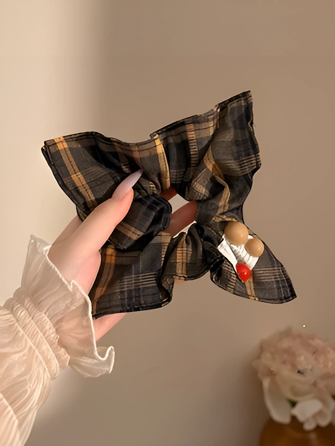 1# Coffee plaid 22 cm