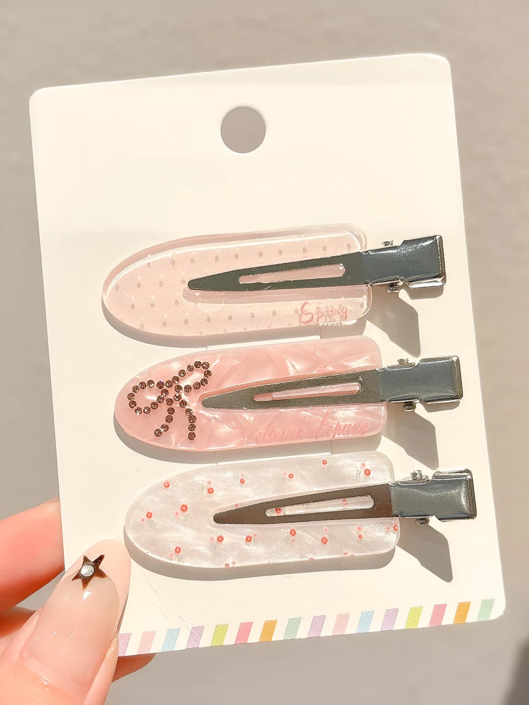 Pink, 3 pcs, 6 cm