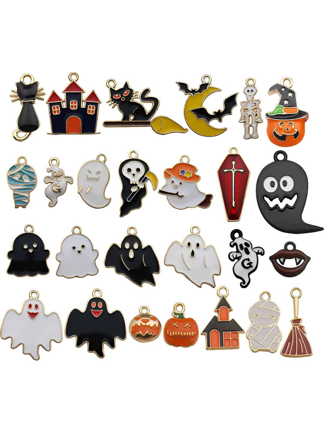 Aralash 26 ta enamel Halloween - 26 variant - 42g