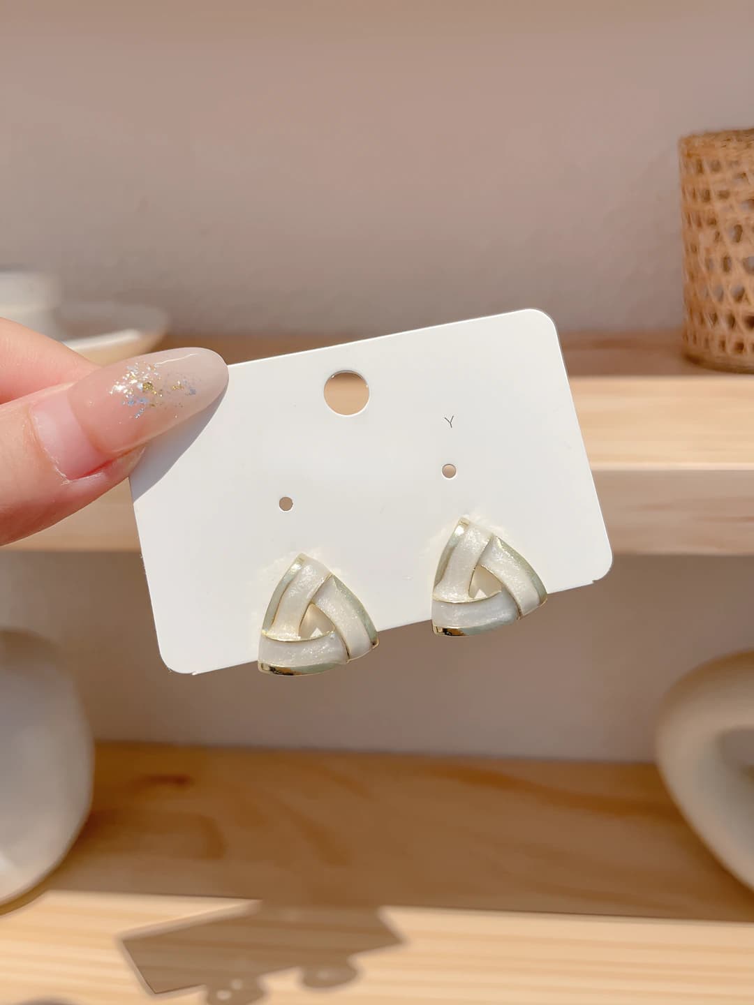Triangle earrings