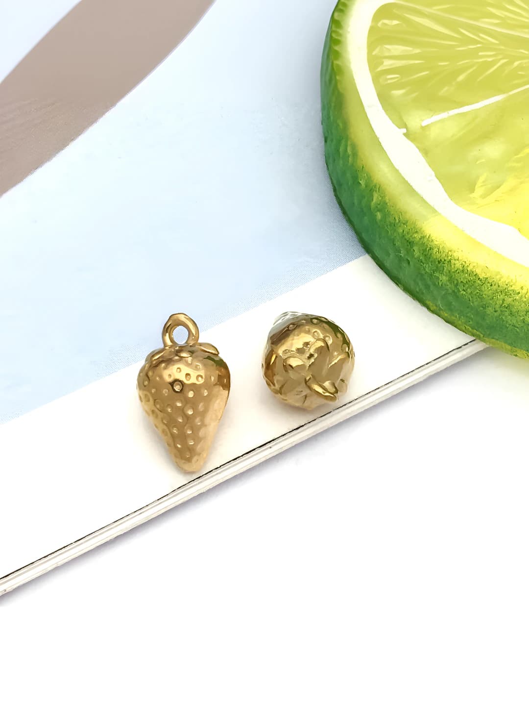 Oltin pushtirak, 7x12x7mm, 1.4mm