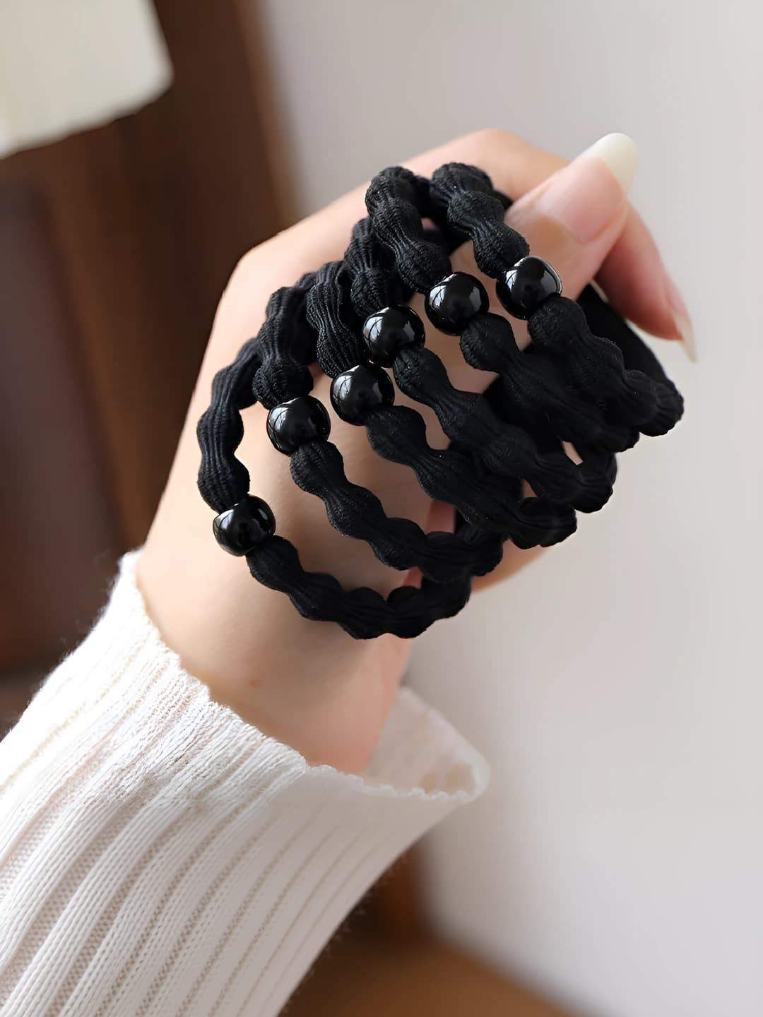 50# Black 5 pcs, diam 5.5 cm