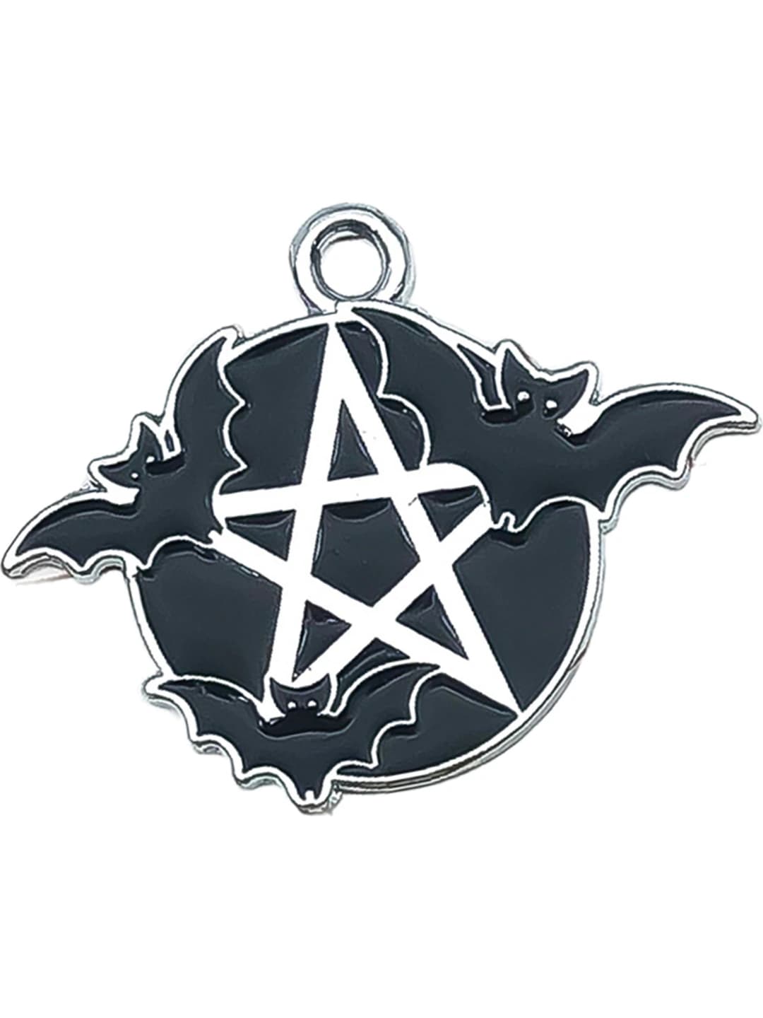Белый K пятиконечная звезда 21x28mm-1.6g