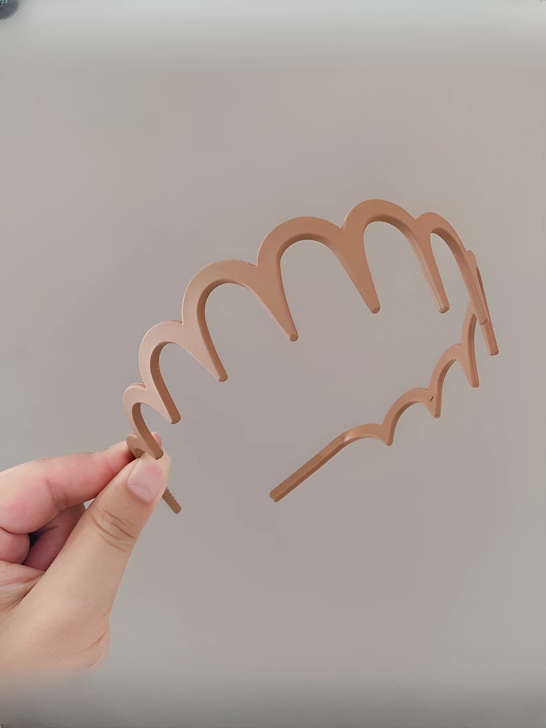 Matte coffee headband