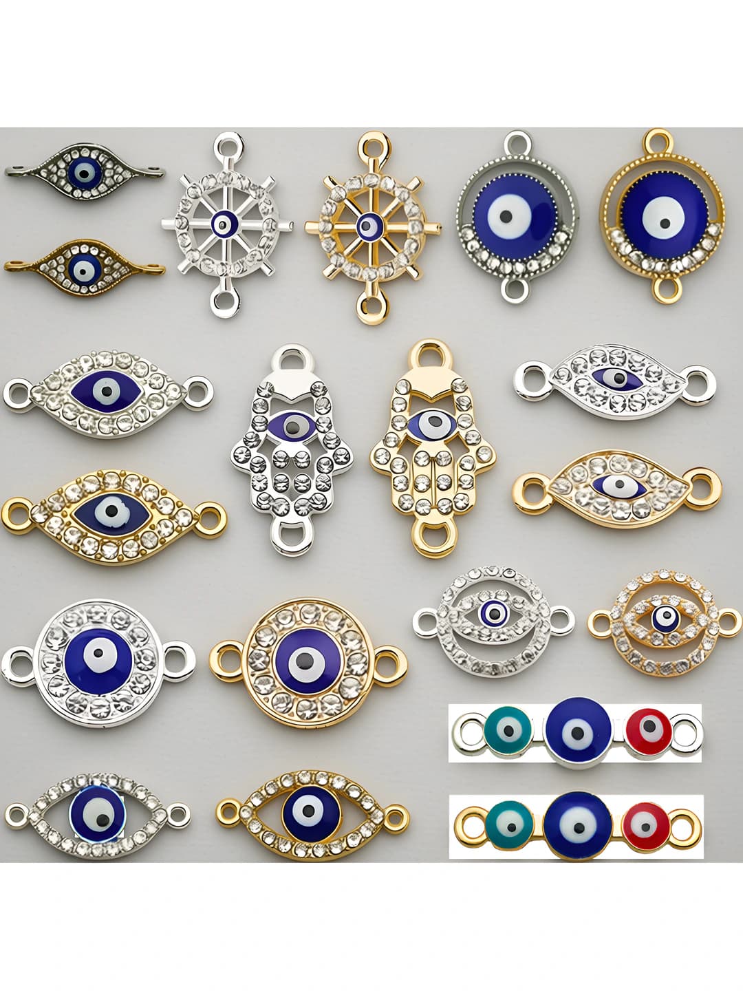 20 pcs mixed Evil Eye charms - HK629