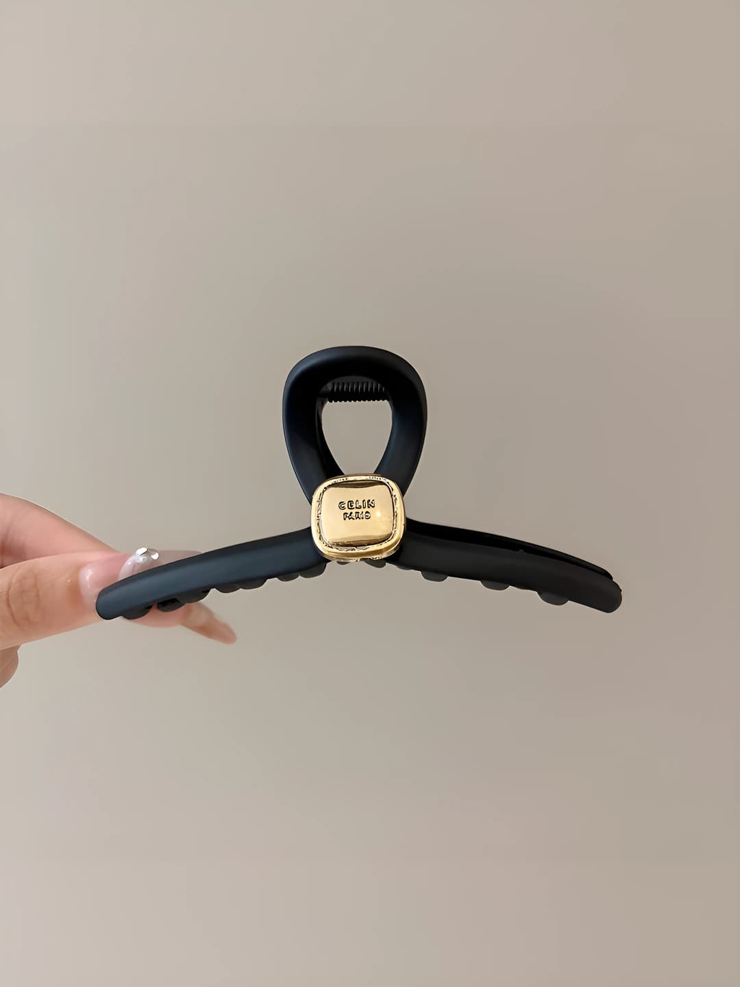1# Square logo clip 11cm
